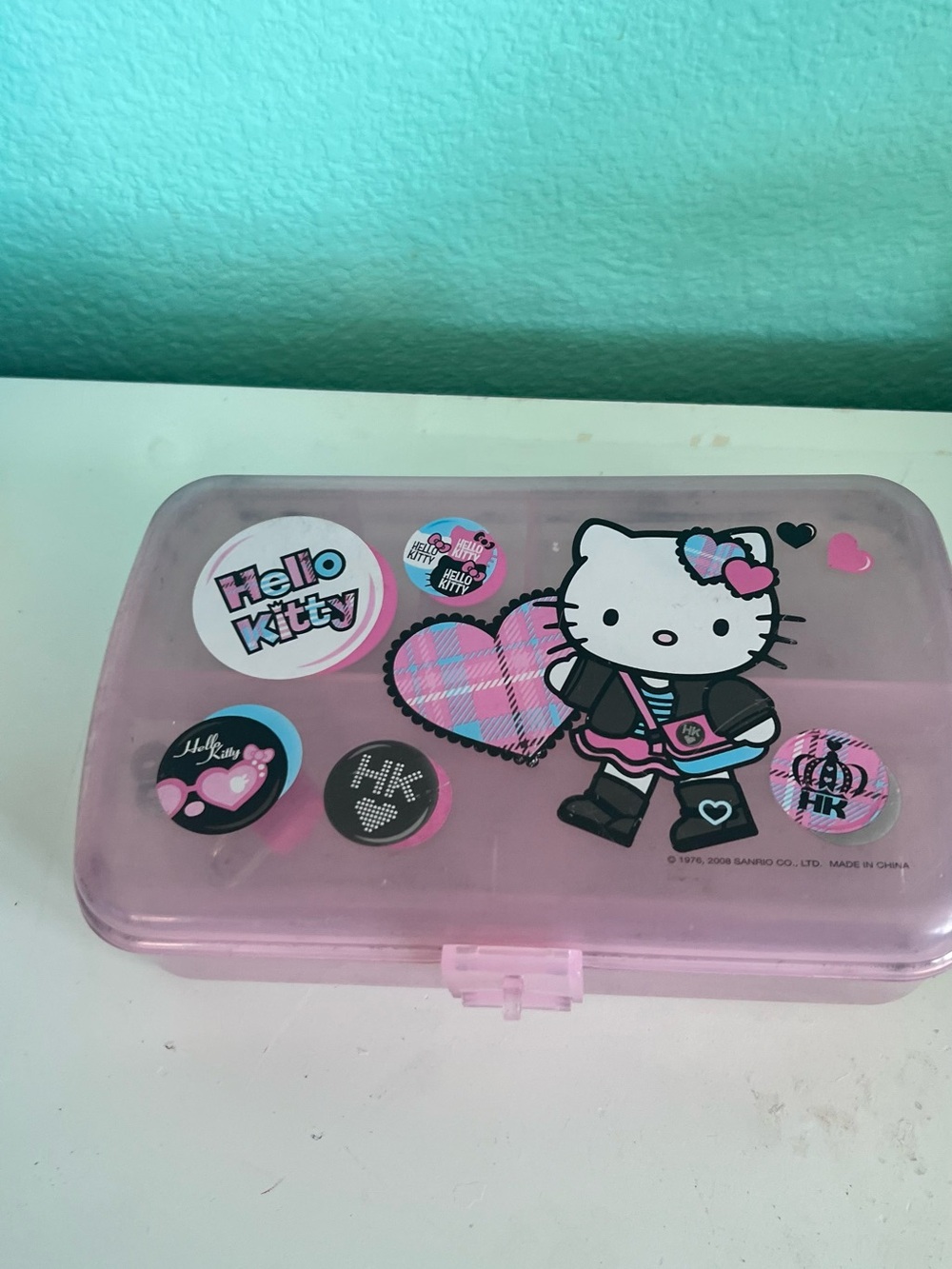 Hello Kitty Pink Kids Accessory Case